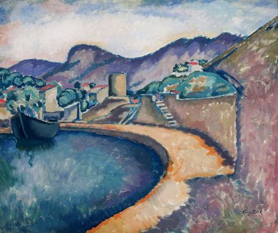 Coastal Landscape in the South by Eugeniusz Zak